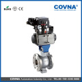 COVNA 8 polegadas WCB flangeado válvula de esfera pneumática trunnion fabricados na China